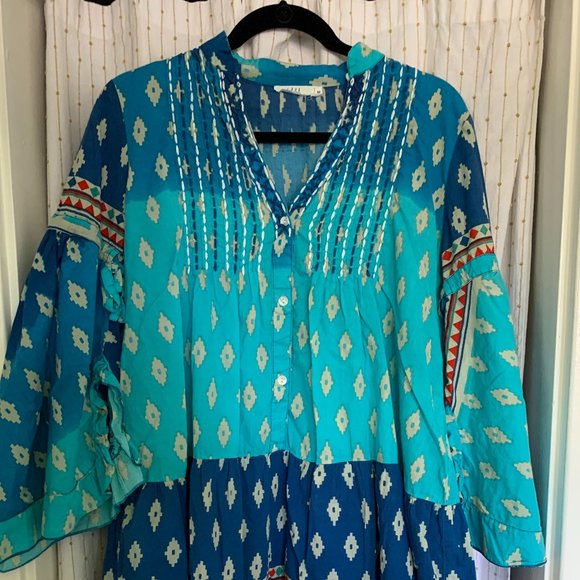 Talulah Calypso Dress in Blue